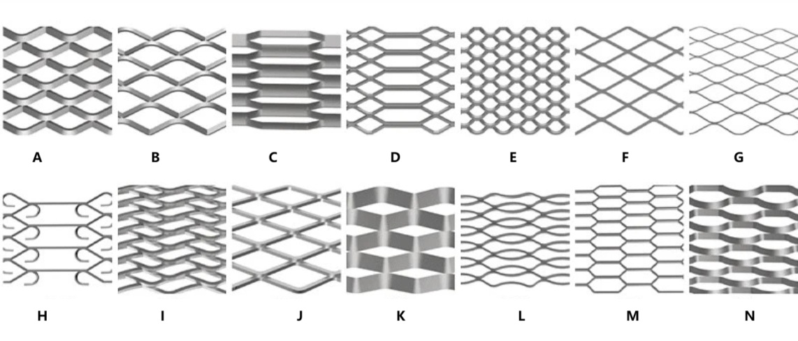 Expanded metal mesh